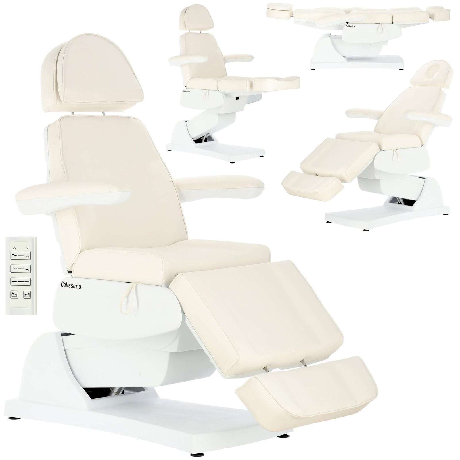 Calissimo Jonathan Elektrische Schoonheidsstoel voor Pedicure en Schoonheidssalon met 3 Actuatoren