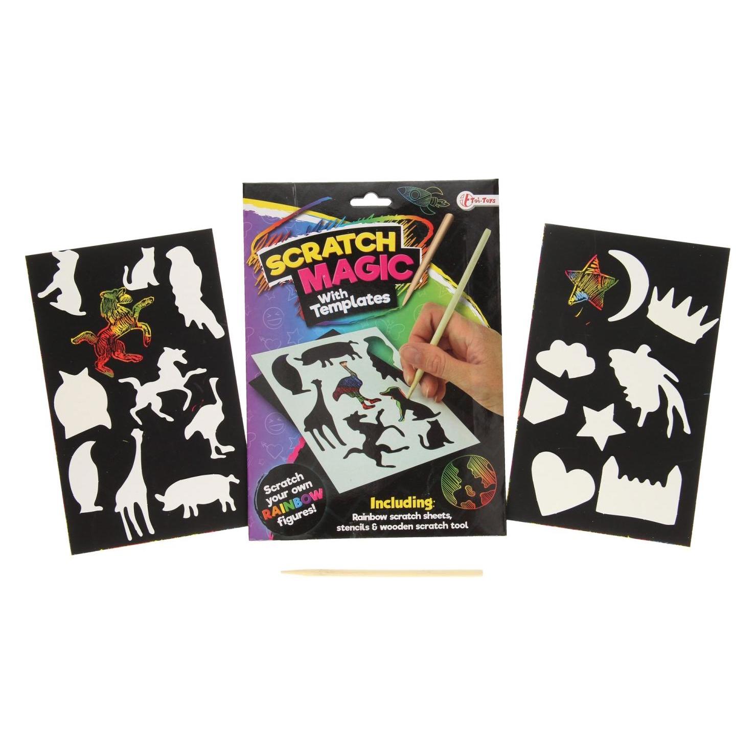 Toi-Toys Scratch Set von Regenbogenfiguren (20638949)