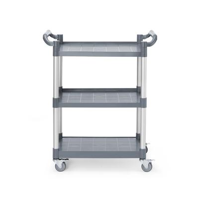 HENDI Servierwagen aus Polypropylen mit 3 Fächern, klein, AmerBox, 800x420x(H)945mm