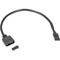 Adapterkabel 3Pin auf VDG schwarz, 20cm