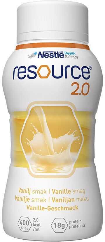 Nestlé Resource Resource 2.0 Vanille 6x4x200 ml Flüssigkeit