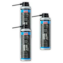 3x Wartungsspray weiß LIQUI MOLY 3075 Schmierstoff Schmiermittel Sprühfett 250ml