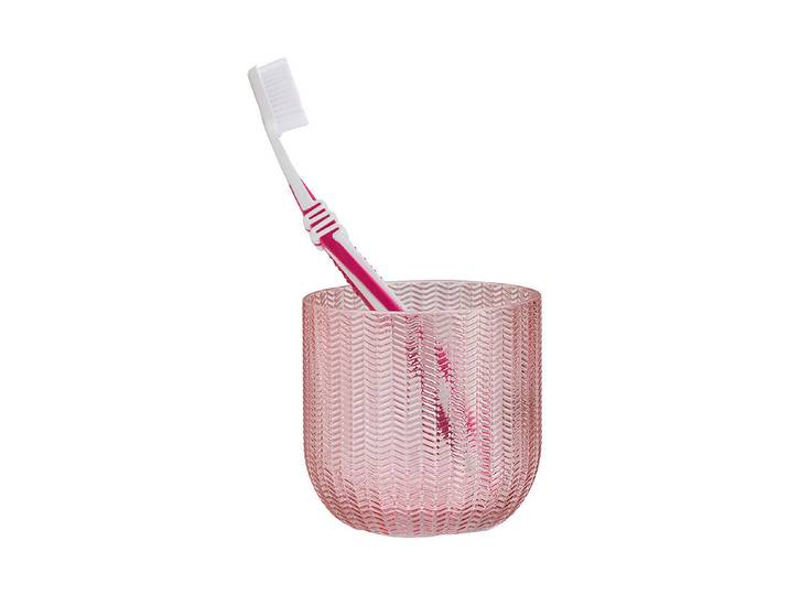 See-Mann-Garn Zahnputzbecher Emilia Rosa 7.5 × 8 × 8 cm