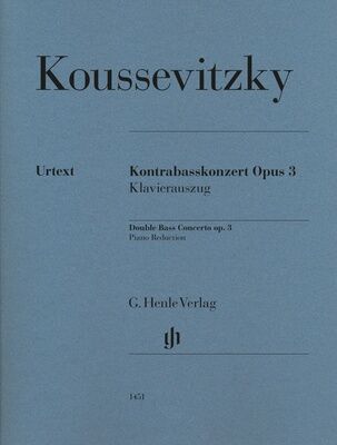 Henle Verlag Koussevitzky Kontrabasskonzert