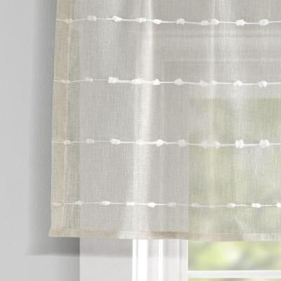 Lush Decor Farmhouse Textured Sheer Valance Single..