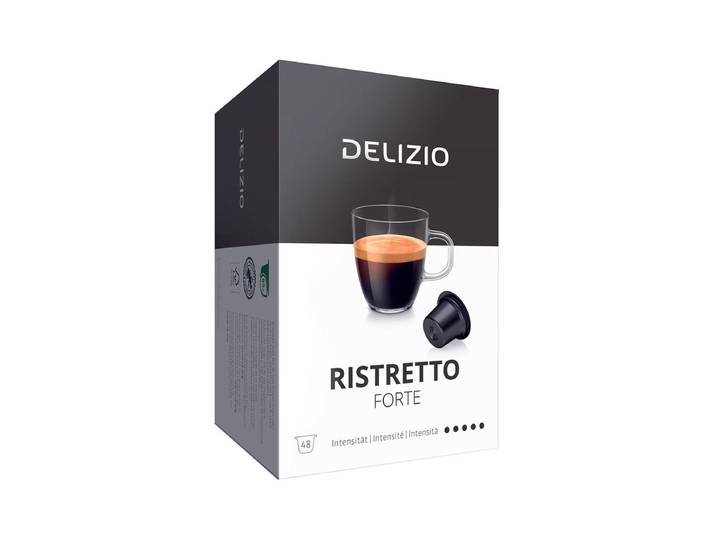 DELIZIO Ristretto Forte Kaffeeportionen 48St