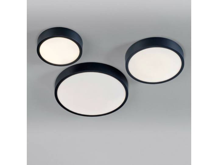 Lupia Licht Deckenleuchte Renox - Schwarz - XXL (ø 50 cm) - ja Clean, Minimalistisch, Modern