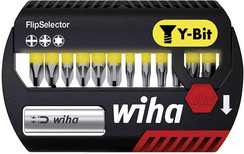 Wiha 41827 Bit-Set 13teilig Kreuzschlitz Pozidriv, TORX Plus