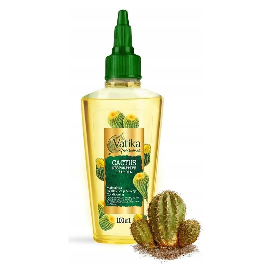 Vatika Naturals Vatika Afro Naturals Cactus Haaröl 100ml Haarpflege Ätherisches Öl für gesunde Kopfhaut Pflege und (100 ml) (52339877)