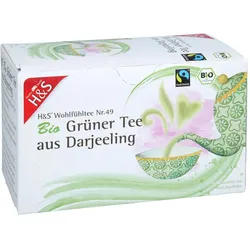 H&S Bio Grüner Tee aus Darjeeling Filterbeutel