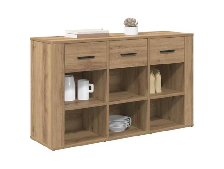 vidaXL Sideboard Artisan-Eiche 100 x 30 x 59,5 cm Holzwerkstoff