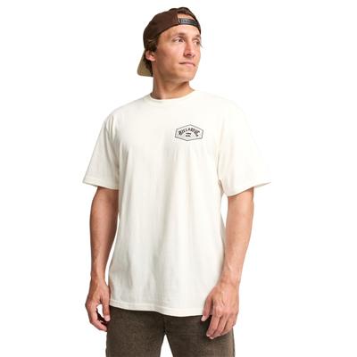 T-Shirt BILLABONG "Scenic Arch A/DIV Premium", Herren, Gr. M, weiß (sanftes weiß), Obermaterial: 100% Baumwolle., Shirts T-Shirt