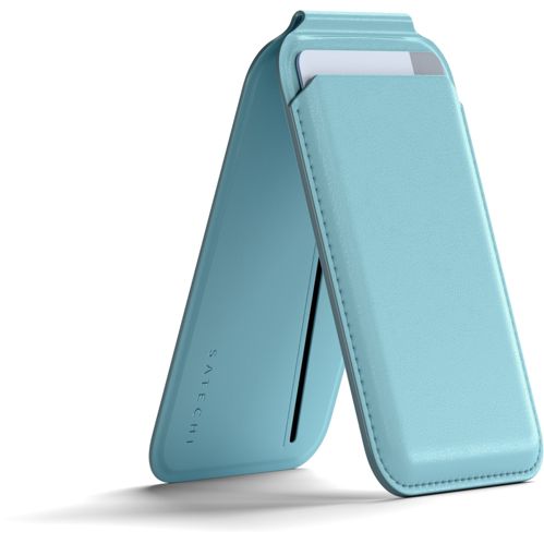 Satechi Magnetic Wallet Stand MagSafe Light Blue