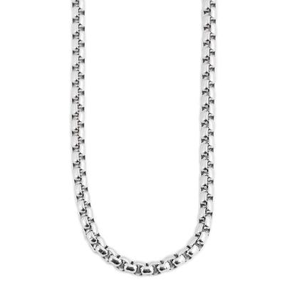 Kette ohne Anhänger ADELIA´S "Damen Edelstahl Venezianerkette Halskette" Gr. 40, silber, Halsketten, Damen, 40, Edelstahl