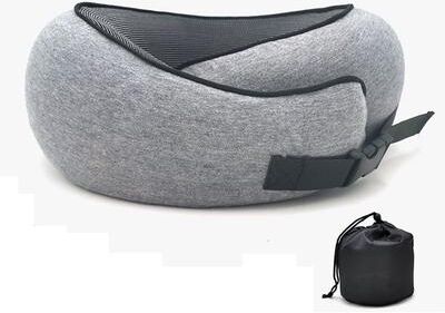 Multicon Wholesale Hub Pillow Neck Pillow U Shaped Pillow Travel Car Neck Pillow Airplane Travel Pillow Long Distance Flight Sleeping Artifact dark Grey