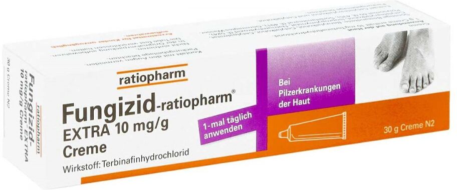 Fungizid-ratiopharm Extra bei Pilzerkrankungen Creme