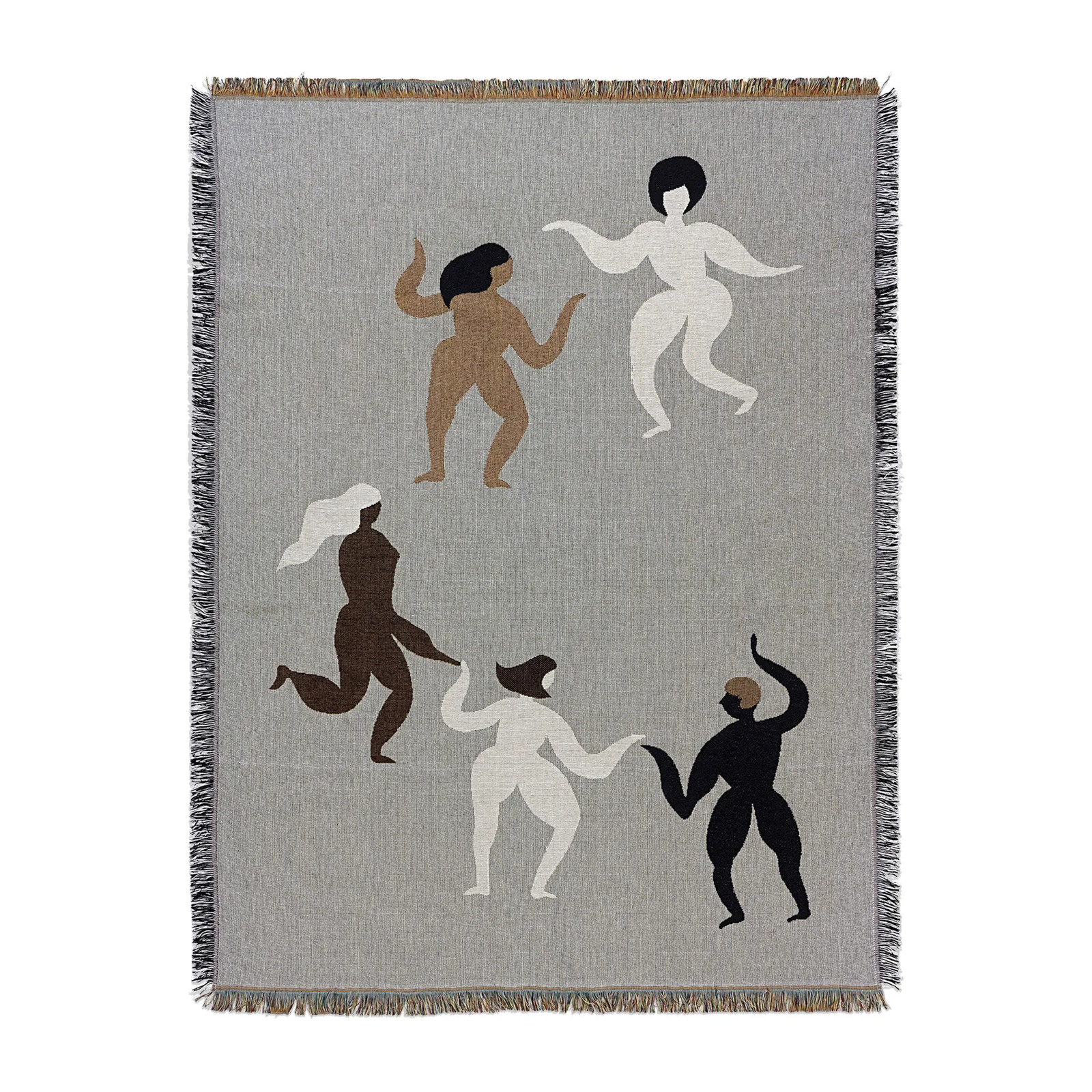 Ferm Living Free tapestry plaid grijs 120 x 170 cm