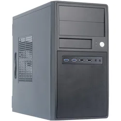 Chieftec CT-04B-OP (mATX, Mini-ITX), PC Gehäuse, Schwarz