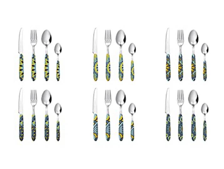 Excelsa 64759 Besteckset, Edelstahl, 24-teilig
