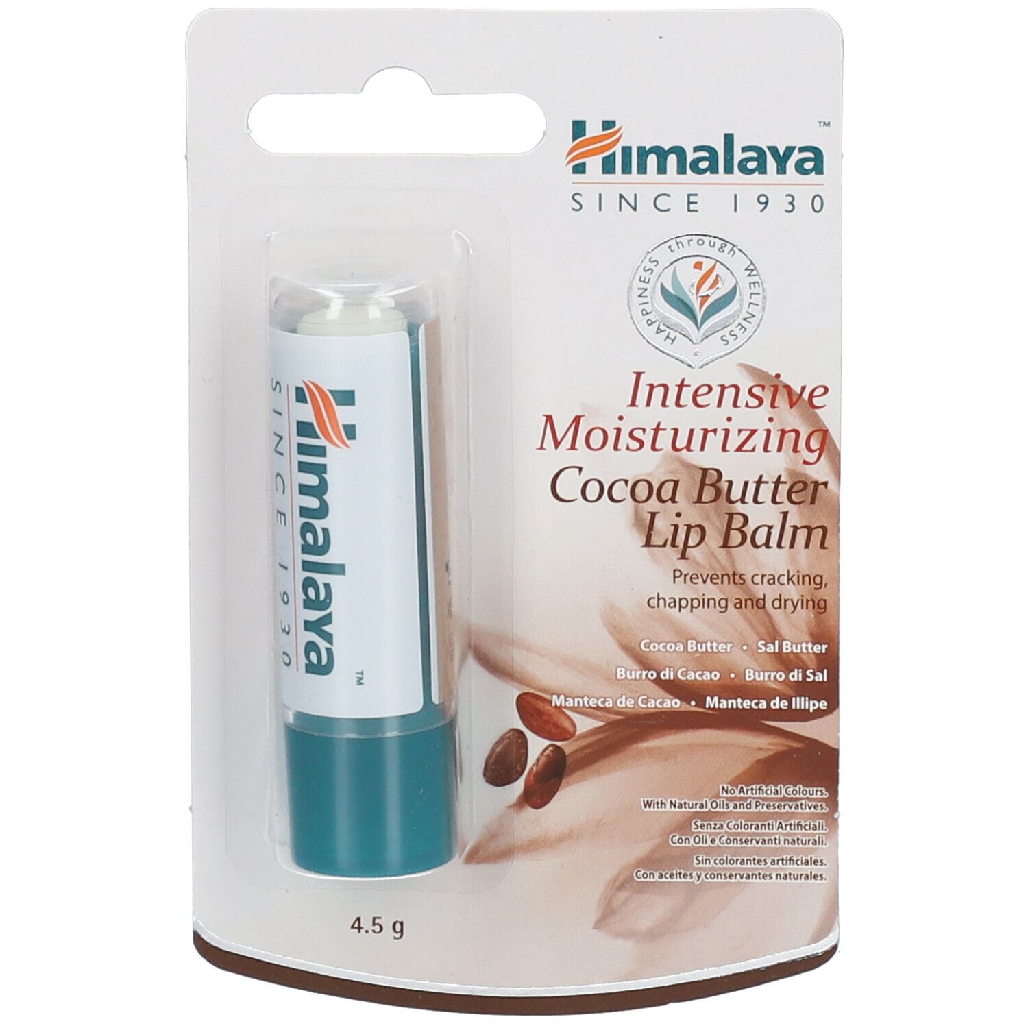 Himalaya Intensive Moisturizing Cocoa Butter Lip Balm 4,5 g Lippenstift