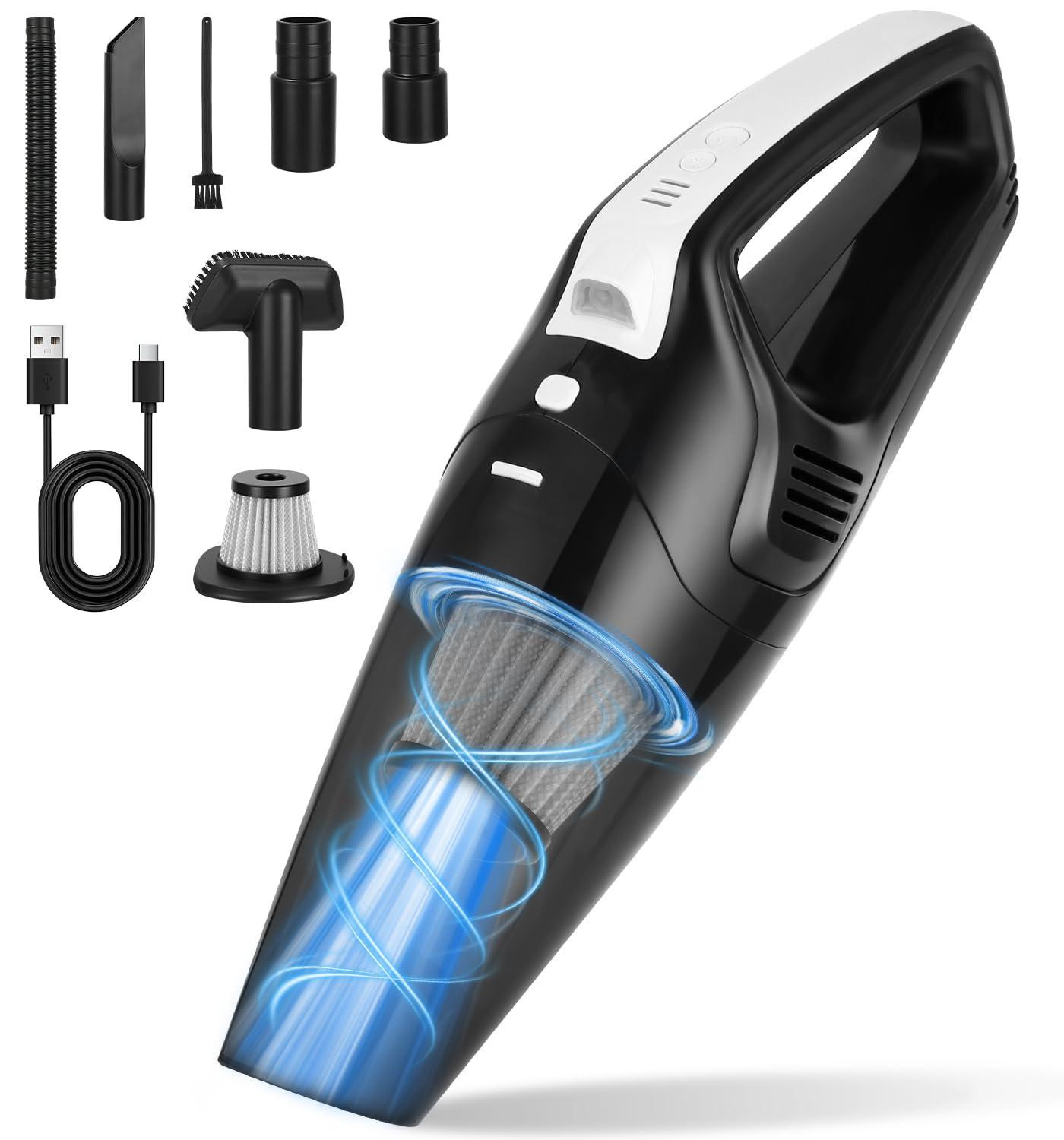 Selius Draadloze Handheld Mini-Draagbare Handstofzuiger, Oplaadbaar
