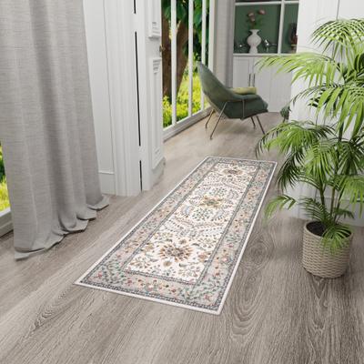 Everyday Chic by HGTV Soft Flannel Zero Pile Printed Non-Slip Machine Washable Indoor Area Rug
