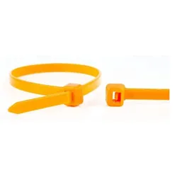 WKK 110196371 Kabelbinder Lösbarer Kabelbinder Kunststoff Orange 100 Stück(e)