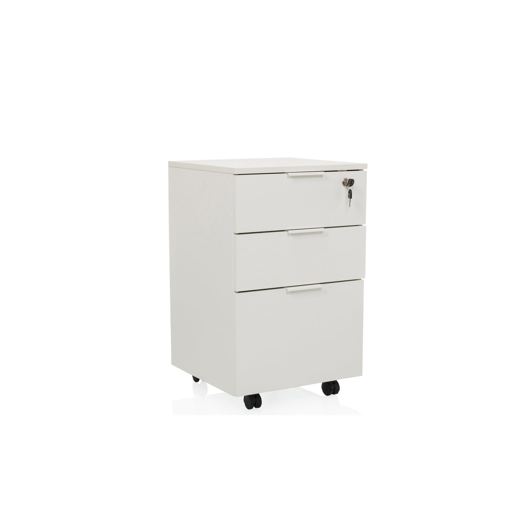 hjh OFFICE Rollcontainer DAVIK MDF Platte, Melaminbeschichtung