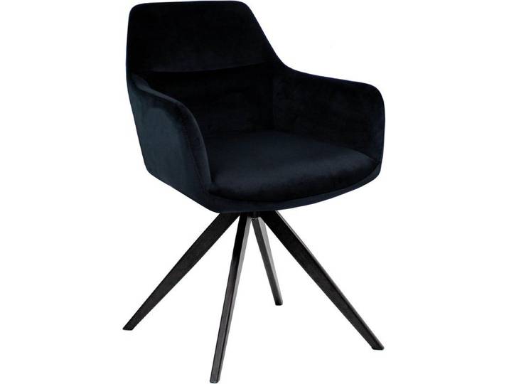 Kick Collection Tom - draaistoel - velvet - zwart