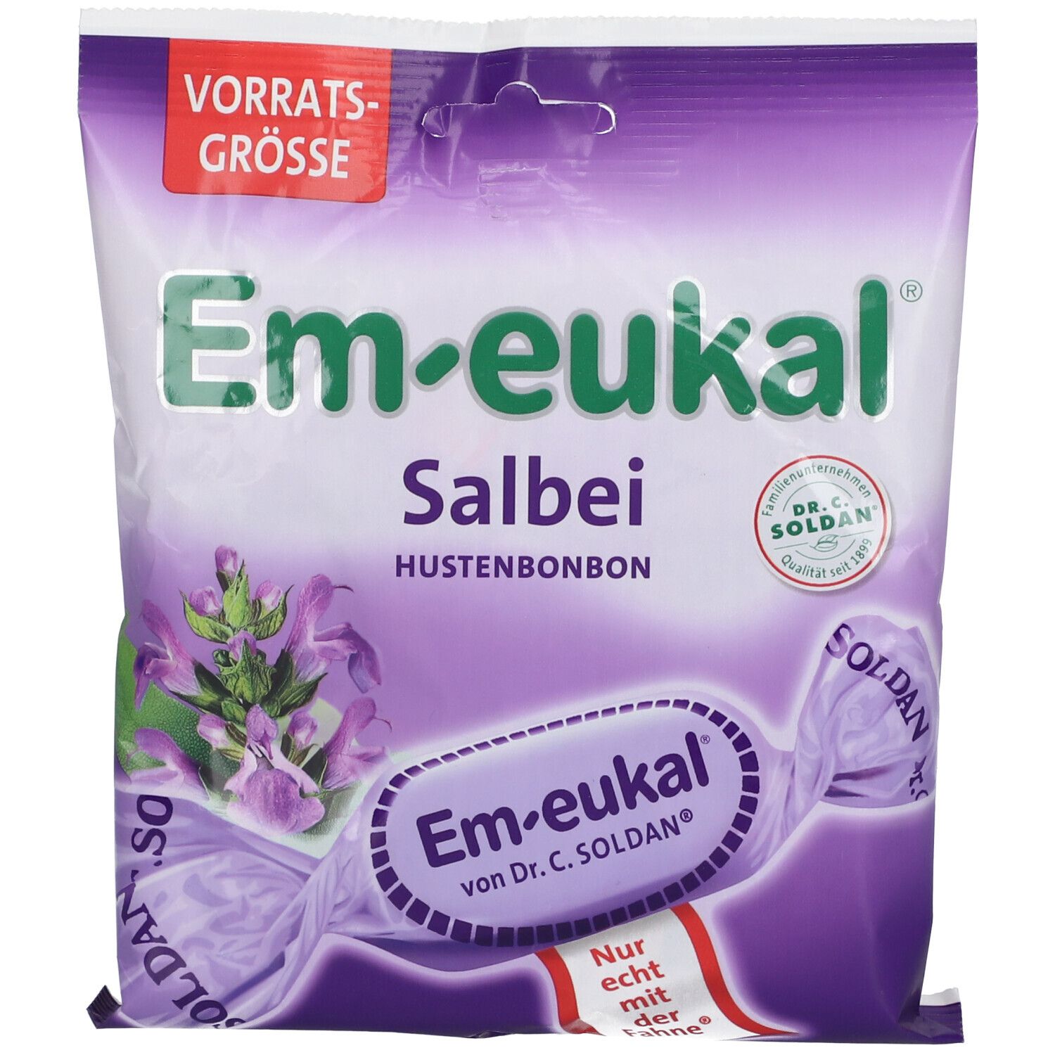 Em-Eukal Bonbons Salbei zuckerhaltig 150 g