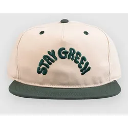 The Dudes Stay Green Unstructured 5 Panel Cap off white Gr. Uni