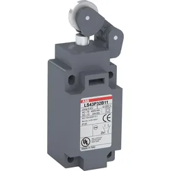 ABB LS43P32B11 Standard-Positionsschalter Kunststoff-Gehäuse grau IP65 Rollenhebel mit Edelstahl-Rolle 1SBV010732R1211