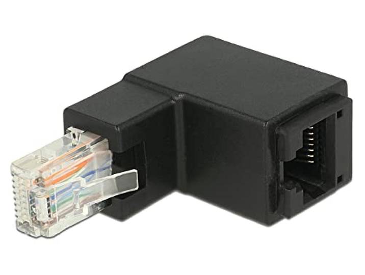 Delock 86424 - netwerkkabel RJ45 stekker/bus boven gehoekt Cat.6 UTP, 86424