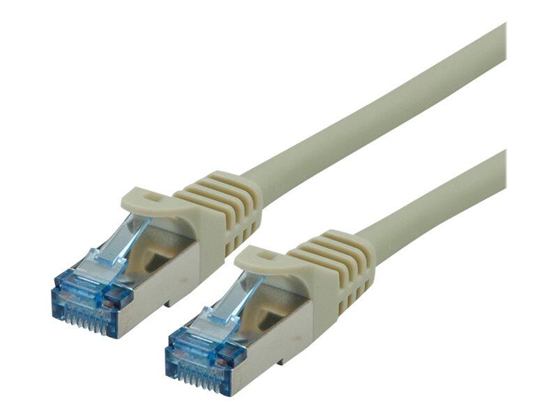 Roline - Patch-Kabel - RJ-45 (M) zu RJ-45 (M) 5 m SFTP grau CAT6A (21.15.2805)