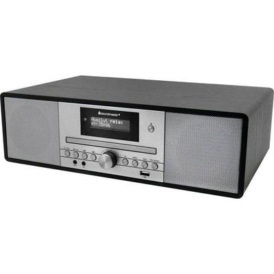 soundmaster Tischradio DAB+, FM, UKW CD, USB, UKW, MP3, DAB+, AUX Inkl. Fernbedienung, Weckfunktion Schwarz -