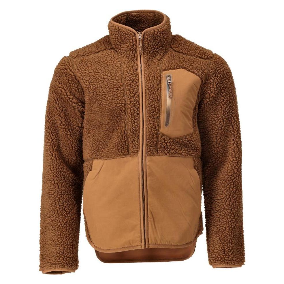 Mascot Faserpelz Jacke mit RV Nussbraun, Gr.S (S) (229309)