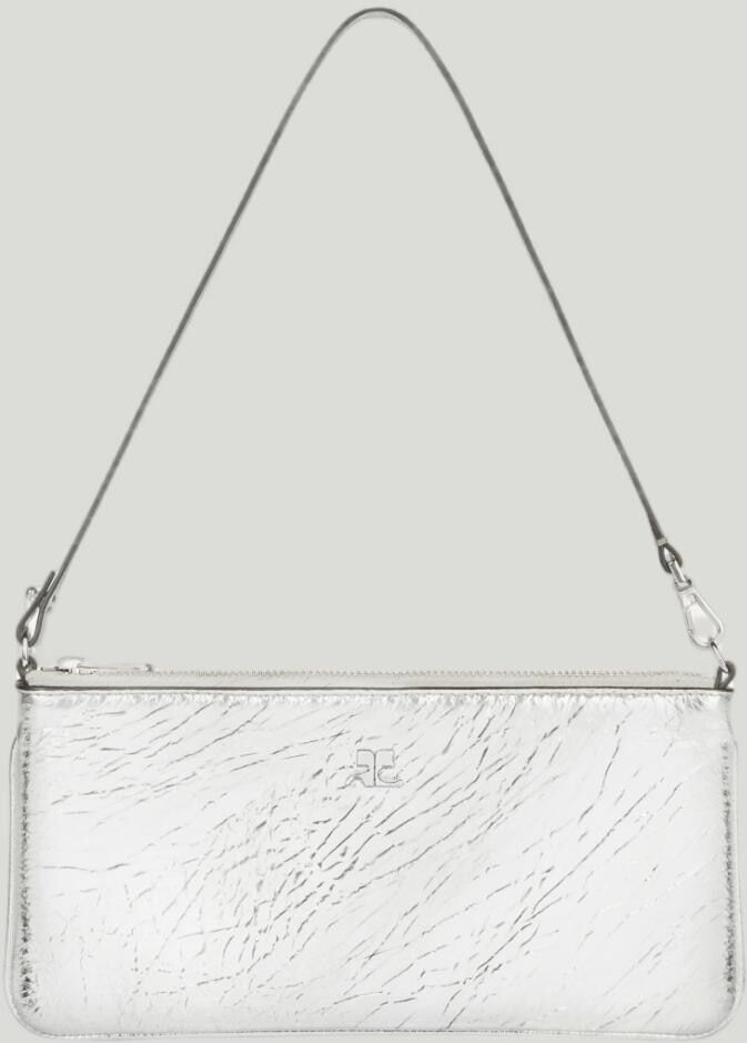 Courrèges Bolso de hombro Holy Naplack. Plata