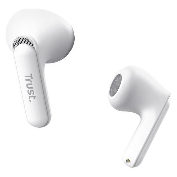 Trust Yavi Bt Enc Earphones White (6 h, Kabellos) (25173)
