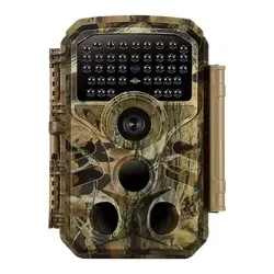 WildKamera 4K Video & 64MP Foto mit 100ft Nachtsicht Bewegung aktiviert 0,1s Auslösegeschwindigkeit wasserdicht für Home Security, Outdoor Wildlife Scouting - T306 Mattes Militärgrün