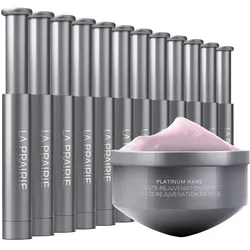 28.4ml La Prairie Platinum Rare Haute-Rejuvenation Replenishment Mask Refill Set (Mask 20ml + Ampulle 12 x 0,7ml)