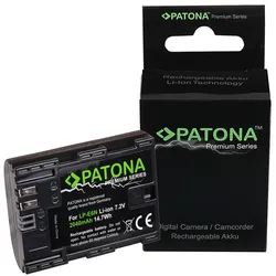 PATONA Premium Akku für Canon LP-E6N EOS 5D 5D Mark II 5D Mark III 5DS 5DS R 60D 60Da – 7,2 Volt 2040 mAh