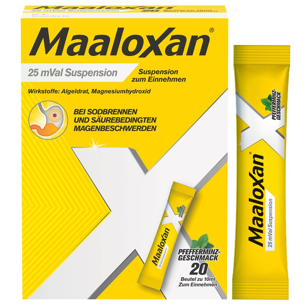 Maaloxan 25 mVal Suspension 20x10 ml