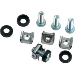 Käfigmutternset, je 50x Käfigmuttern, Unterlegscheiben, Schrauben, RAX-MO-X03-X1
