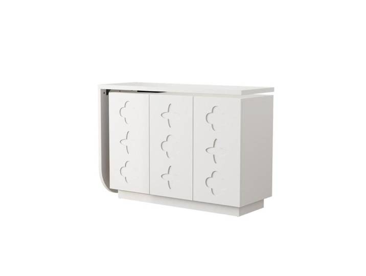Bureau d'angle blanc 110x40x75cm- Bureau gamer PC coiffeuse avec plateau pivotant - Meuble multifonction