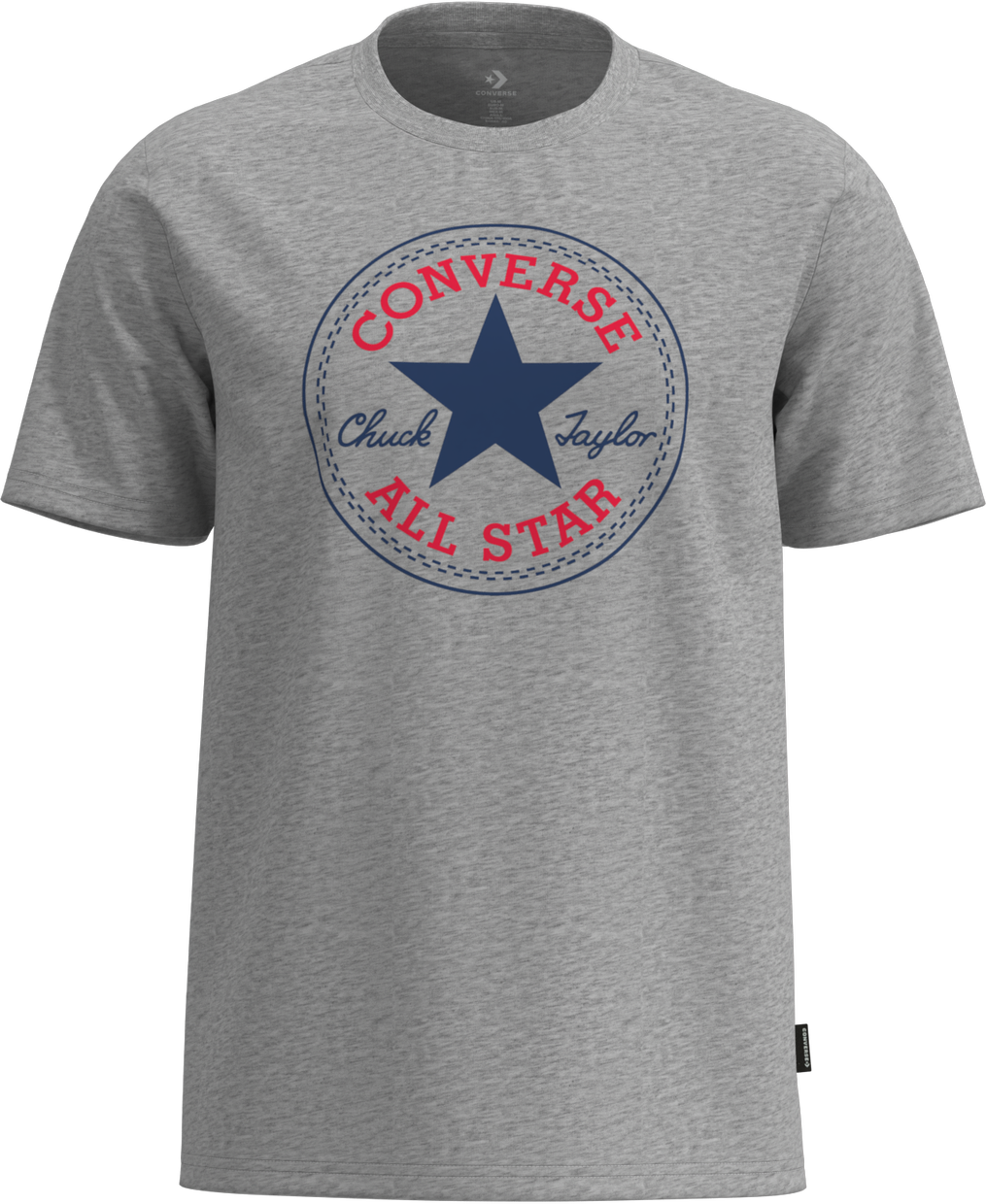 T-Shirt CONVERSE "ARCH ALL STAR TEE", Herren, Gr. S, vintage grau heather, Obermaterial: 100% Baumwolle, Shirts T-Shirt, sportlicher Stil, Kurzarm, für sportliche Aktivitäten und Alltag vintage grau heather S