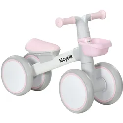 AIYAPLAY AIYAPLAY Kinder Laufrad Lauffahrrad ab 1 Jahr keine Schrauben Rosa+Weiß