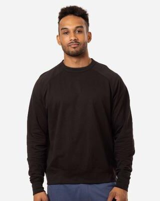 econscious EC5200 Motion Crewneck Sweatshirt in Black size Small   60/40 Cotton/Polyester