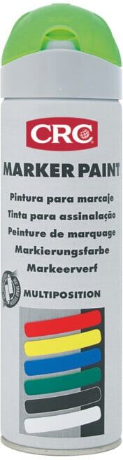 CRC Sprays de marquage MARKER PAINT, 500 ml, Couleur de marquage: GR ; CRC Industries (10157-AA)