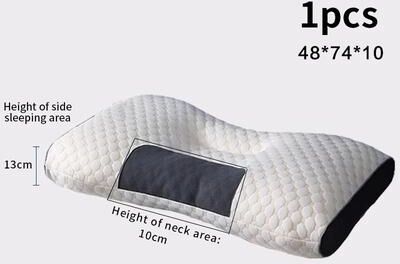 Uplifted Finds Cervical Orthopedic Soybean Fiber SPA Pillow 48 X 74 X 10 Cm