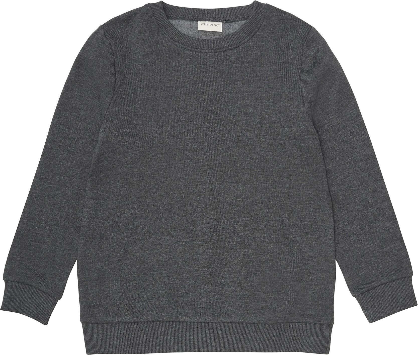Rundhalspullover MINYMO "Rundhalspullover MISweatshirt", Jungen, Gr. 104, braun (fossil), Obermaterial: 100% Baumwolle CO., Pullover Rundhalspullover